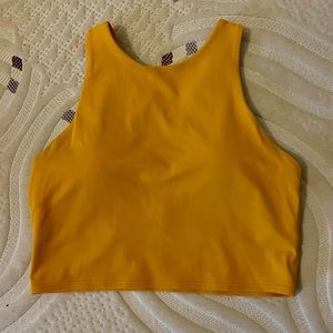 Golden Yellow Athleta Crop Top